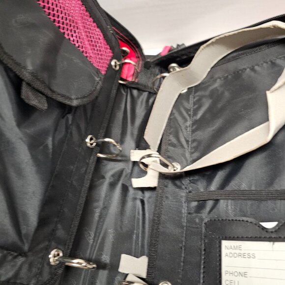 New Case It 2 in1 Dual 3 Ring Binder Dividers Mesh Pockets Folder Shoulder Strap - Picture 13 of 16